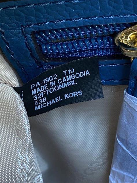 michael kors made in cambodia real|how to authenticate michael kors.